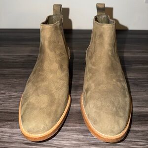 Jenni Kayne Olive Suede Chelsea Boots